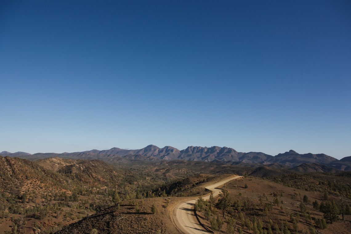 The view from Razorback Lookout, Flinders Ranges
